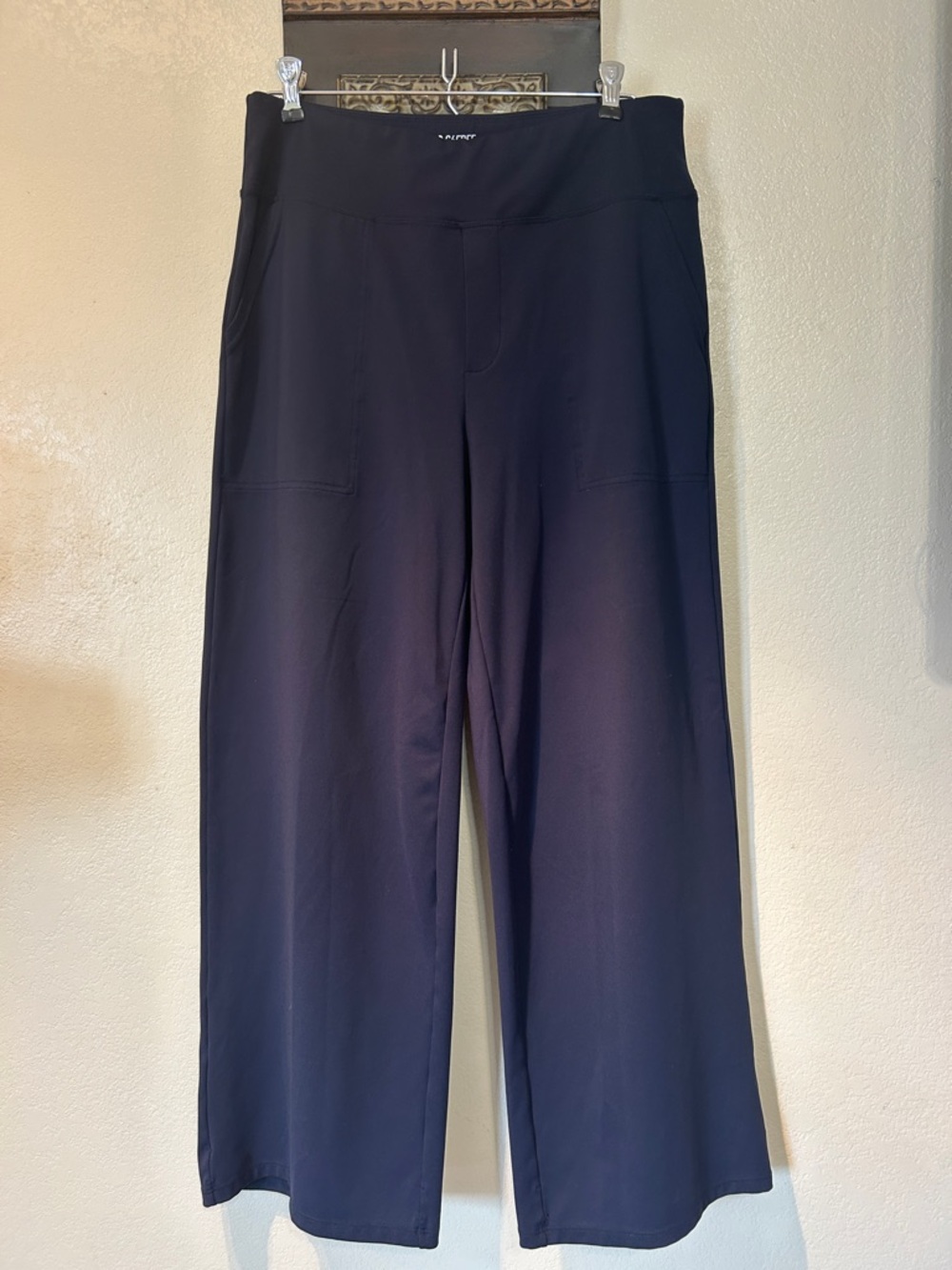 Everyday Wide-Leg Pull-On Pants — Navy